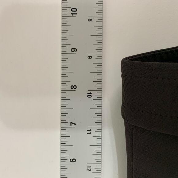 St. John 4 Chocolate Brown Flat Front Side Zip Tapered Trousers Country Club - Picture 7 of 8